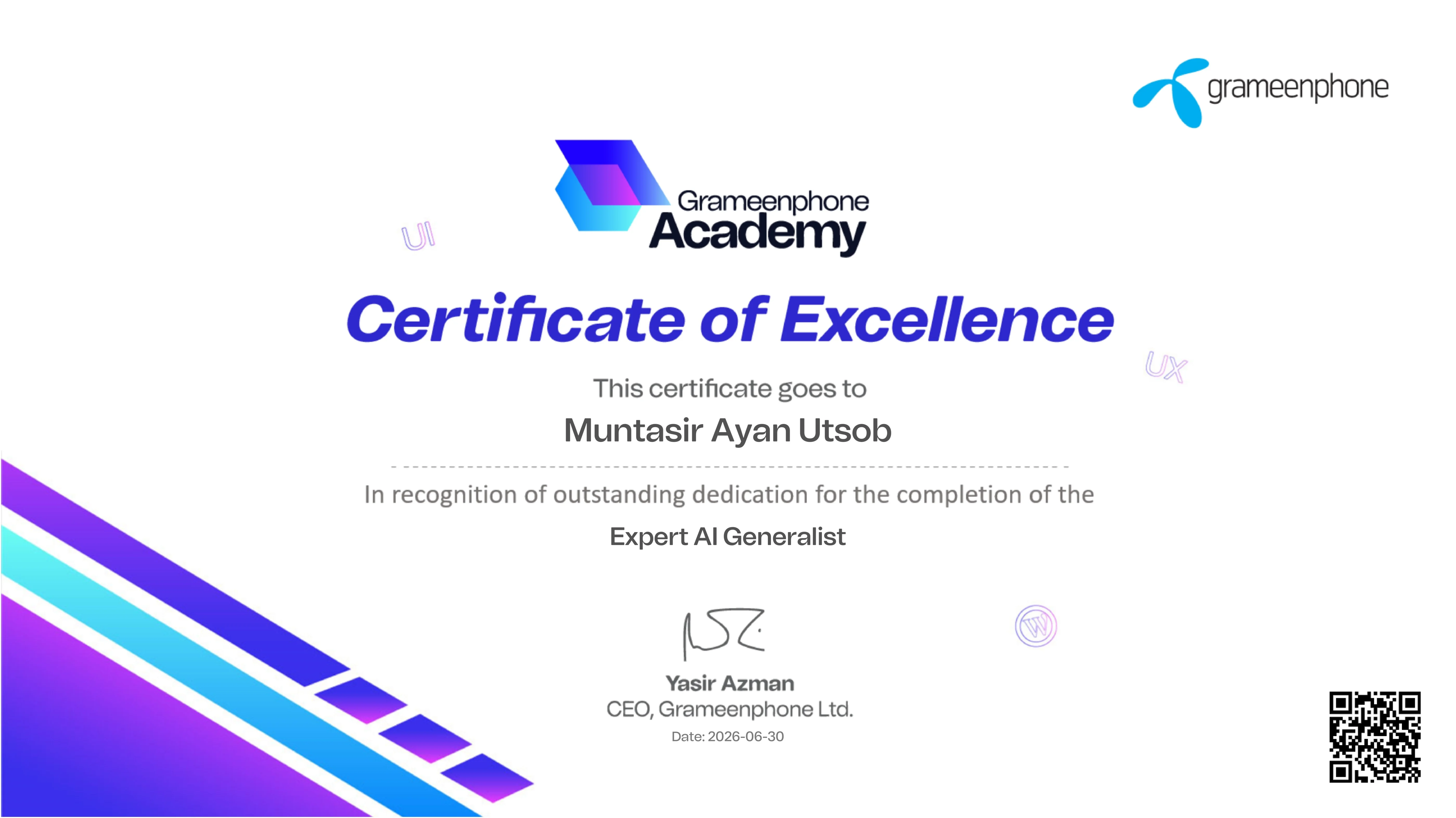 Expert Al Generalist